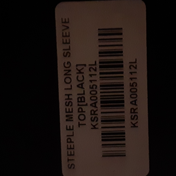 Steeple Mesh Long Sleeve Top - Picture 4 of 4